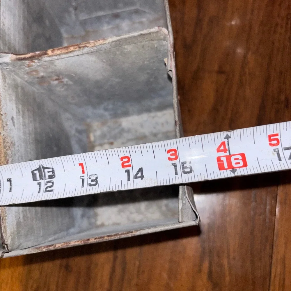 VTG Galvanize Steel Hardware Bin Industrial Rustic Organizer Cubby Shelf Storage